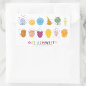 RICK EN MORTY™ | Get Schwieth Rechthoekige Sticker (Tas)