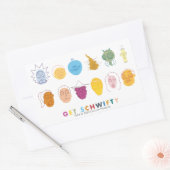 RICK EN MORTY™ | Get Schwieth Rechthoekige Sticker (Envelop)