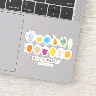 RICK EN MORTY™   Get Schwieth Sticker