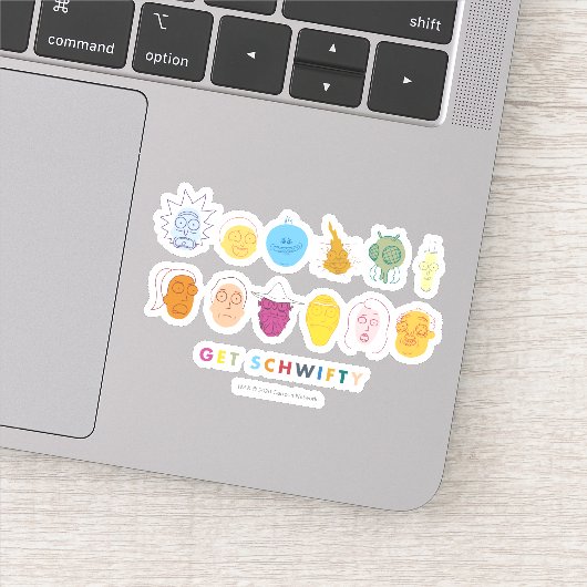 RICK EN MORTY™ | Get Schwieth Sticker (Detail)