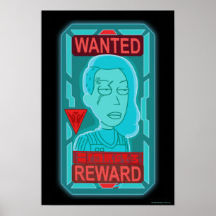 RICK EN MORTY™   Gezocht Poster in de ruimte