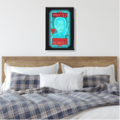 RICK EN MORTY™ | Gezocht Poster in de ruimte Canvas Afdruk (Insitu (Slaapkamer))