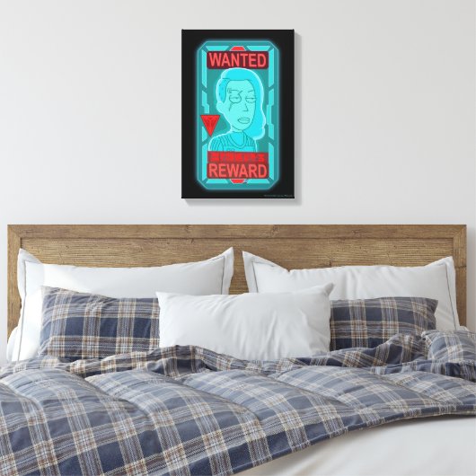 RICK EN MORTY™ | Gezocht Poster in de ruimte Canvas Afdruk (Insitu (Slaapkamer))