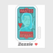 RICK EN MORTY™ | Gezocht Poster in de ruimte Sticker (Vel)