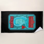 RICK EN MORTY™ | Gezocht Poster in de ruimte Strandlaken (Voorkant)