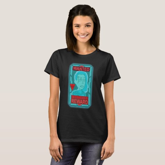 RICK EN MORTY™ | Gezocht Poster in de ruimte T-shirt (Voorkant volledig)