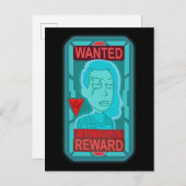 RICK EN MORTY™ | Gezocht Poster in de ruimte Uitnodiging Briefkaart (Voorkant / Achterkant)