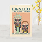 RICK EN MORTY™ | Gezocht Poster van Glorzo Kaart (Gele Bloem)
