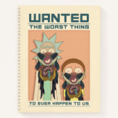 RICK EN MORTY™ | Gezocht Poster van Glorzo Notitieboek (Voorkant)