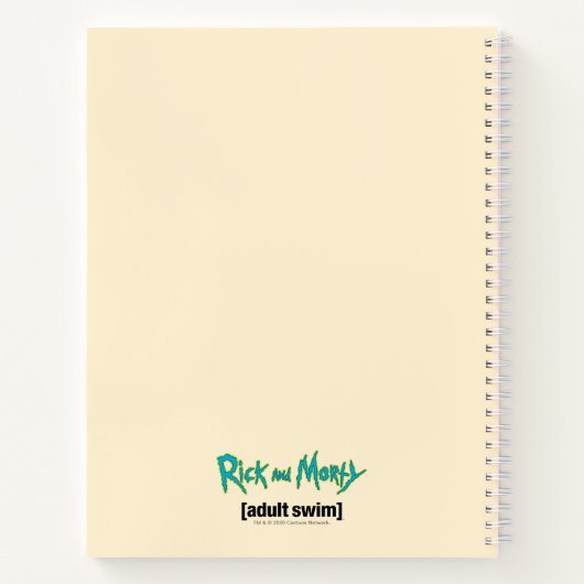 RICK EN MORTY™ | Gezocht Poster van Glorzo Notitieboek (Achterkant)
