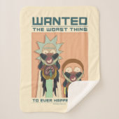 RICK EN MORTY™ | Gezocht Poster van Glorzo Sherpa Deken (Voorkant)
