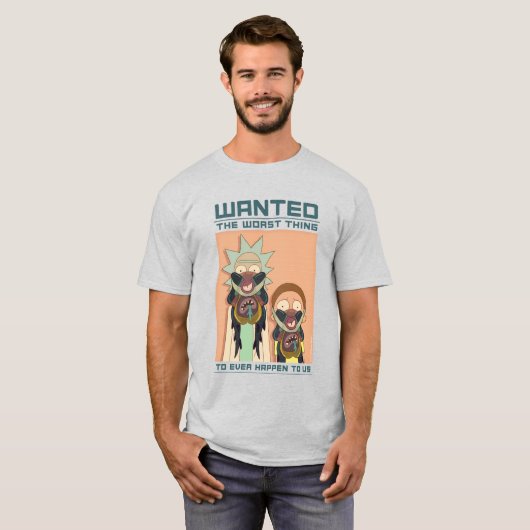 RICK EN MORTY™ | Gezocht Poster van Glorzo T-shirt (Voorkant volledig)
