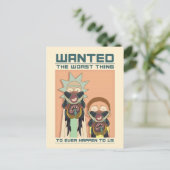 RICK EN MORTY™ | Gezocht Poster van Glorzo Uitnodiging Briefkaart (Staand voorkant)