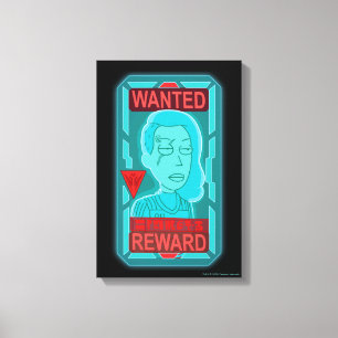 RICK EN MORTY™  Gezocht Poster voor ruimtevaart Canvas Afdruk