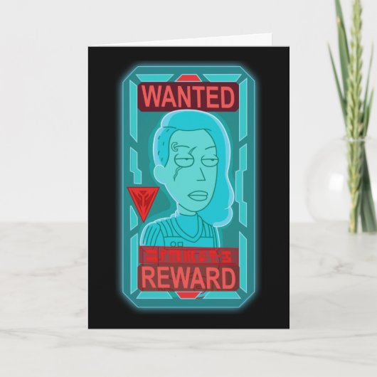 RICK EN MORTY™| Gezocht Poster voor ruimtevaart Kaart (Voorkant)