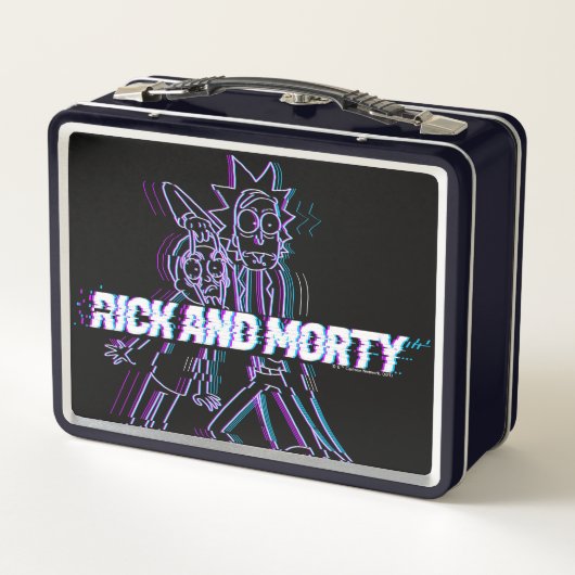 RICK EN MORTY™ | Glitched Rick en Morty (Achterkant)