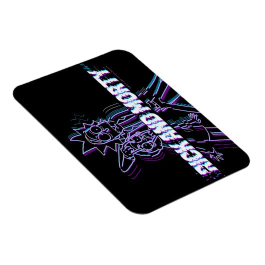 RICK EN MORTY™ | Glitched Rick en Morty Magneet (Rechterzijde)