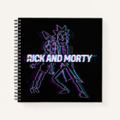 RICK EN MORTY™ | Glitched Rick en Morty Notitieboek (Voorkant)