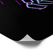 RICK EN MORTY™ | Glitched Rick en Morty Poster (Hoek)