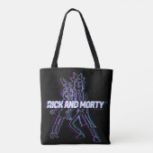 RICK EN MORTY™ | Glitched Rick en Morty Tote Bag (Achterkant)