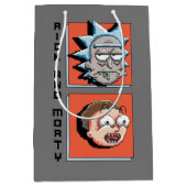 RICK EN MORTY™ | Grafisch pixelververbeeld paneel Medium Cadeauzakje (Voorkant)