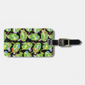 RICK EN MORTY™ | Het Portals Patroon doorlopen Bagagelabel (Voorkant horizontaal)