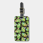 RICK EN MORTY™ | Het Portals Patroon doorlopen Bagagelabel (Voorkant verticaal)