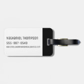 RICK EN MORTY™ | Het Portals Patroon doorlopen Bagagelabel (Achterkant horizontaal)