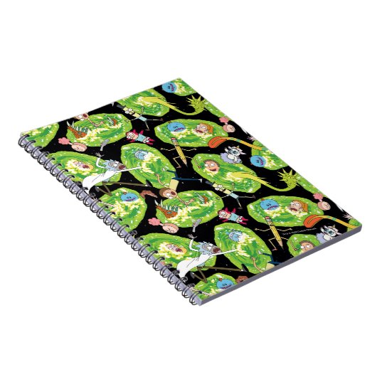 RICK EN MORTY™ | Het Portals Patroon doorlopen Notitieboek (Rechterzijde)