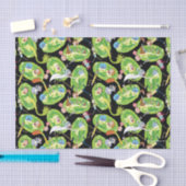 RICK EN MORTY™ | Het Portals Patroon doorlopen Tissuepapier (Craft)