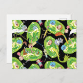 RICK EN MORTY™ | Het Portals Patroon doorlopen Uitnodiging Briefkaart (Voorkant / Achterkant)