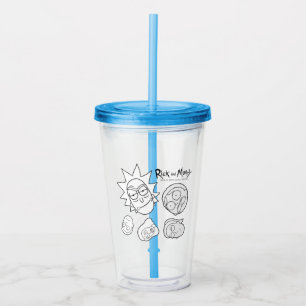 RICK EN MORTY™   Hoofd van de Smith Familie Patr Acryl Drinkbeker