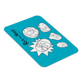 RICK EN MORTY™ | Hoofd van de Smith Familie Patroo Magneet (Rechterzijde)