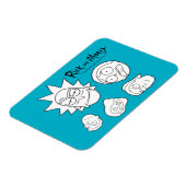 RICK EN MORTY™ | Hoofd van de Smith Familie Patroo Magneet (Linkerzijde)