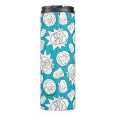 RICK EN MORTY™ | Hoofd van de Smith Familie Patroo Thermosbeker (Achterkant)