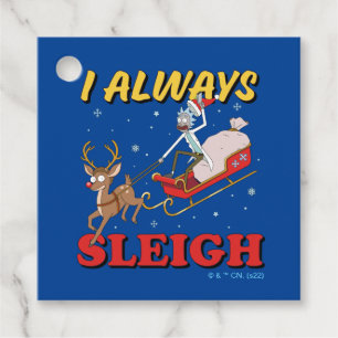Rick en Morty   I Altijd Sleigh Bedankjes Labels