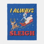 Rick en Morty | I Altijd Sleigh Fleece Deken (Voorkant)