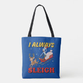 Rick en Morty | I Altijd Sleigh Tote Bag (Achterkant)