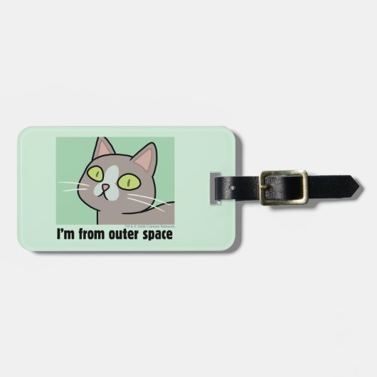 RICK EN MORTY™ | Ik kom uit de buitenruimte Bagagelabel (Voorkant horizontaal)