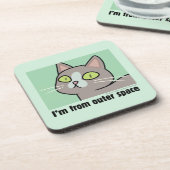 RICK EN MORTY™ | Ik kom uit de buitenruimte Bier Onderzetter (Linkerzijde)