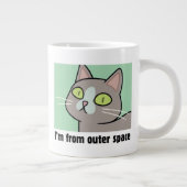 RICK EN MORTY™ | Ik kom uit de buitenruimte Grote Koffiekop (Rechts)