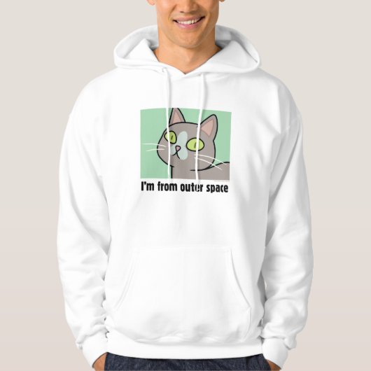 RICK EN MORTY™ | Ik kom uit de buitenruimte Hoodie (Voorkant)