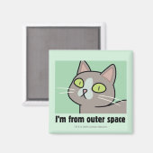 RICK EN MORTY™ | Ik kom uit de buitenruimte Magneet (Voorkant / Achterkant)