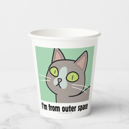 RICK EN MORTY™ | Ik kom uit de buitenruimte Papieren Bekers (Achterkant)