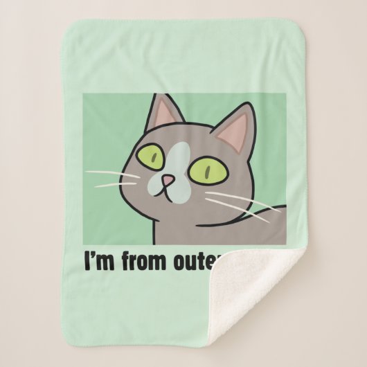 RICK EN MORTY™ | Ik kom uit de buitenruimte Sherpa Deken (Voorkant)