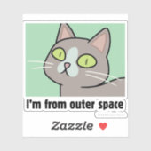 RICK EN MORTY™ | Ik kom uit de buitenruimte Sticker (Vel)