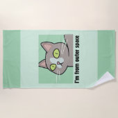 RICK EN MORTY™ | Ik kom uit de buitenruimte Strandlaken (Voorkant)