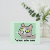 RICK EN MORTY™ | Ik kom uit de buitenruimte Uitnodiging Briefkaart (Staand voorkant)