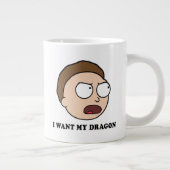 RICK EN MORTY™ | Ik wil mijn draak Grote Koffiekop (Rechts)