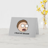 RICK EN MORTY™ | Ik wil mijn draak Kaart (Gele Bloem)